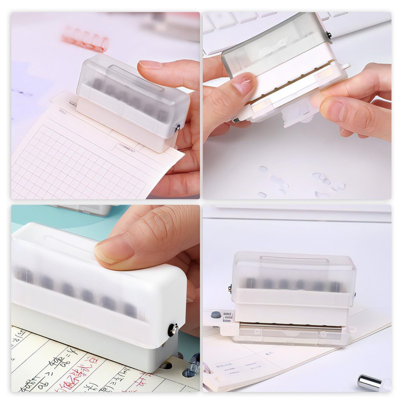 WXVOVXW Loose Leaf Hole Punch, Loose Leaf Punch, A5, Loose