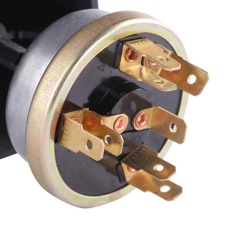 Akozon 12 V Waterproof Light/Horn Switch Push Button Metal Tractor