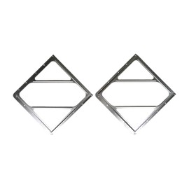 Road King Truck Parts Labelmaster 80SMP-01 Slidemaster Replacement Truck and Trailer Aluminum Hazmat Placard Holder No Back Plate - 2 Pack