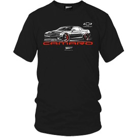 Wicked Metal 5th Gen Camaro Stylized Shirt, Gen 5 Camaro, Camaro Shirt, 5 Generation Camaro, Muscle car Shirt Black