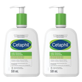 CETAPHIL Locin Humectante 2 pz 591 ml Hidratacin Inmediata por 48 Horas Recomendada por Dermatlogos para Piel Sensible                                
