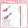 6 PCS Mandrel Nail Drill Bits, 3.1 Mm Mini 3/32