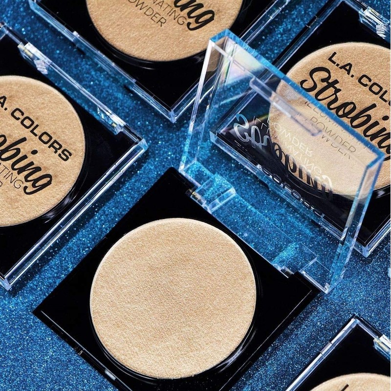L.A. COLORS Strobing Illuminating Powder, Gleaming Goddess, 1 Ounce