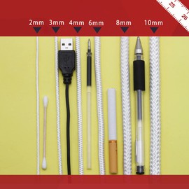 Angeer All Purpose Rope 8MM 30M(98ft) Length Strong Multifunctional Soft 100% Nylon Rope Natural Twisted Durable Long Ropes (Black)