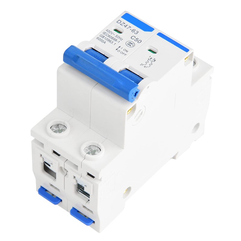 AC 400 V Circuit Breaker DIN Rail 50 A 2P