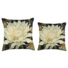 Cereus Night Blooming Cactus Flower Gorgeous Exotic Blooms Throw Pillow