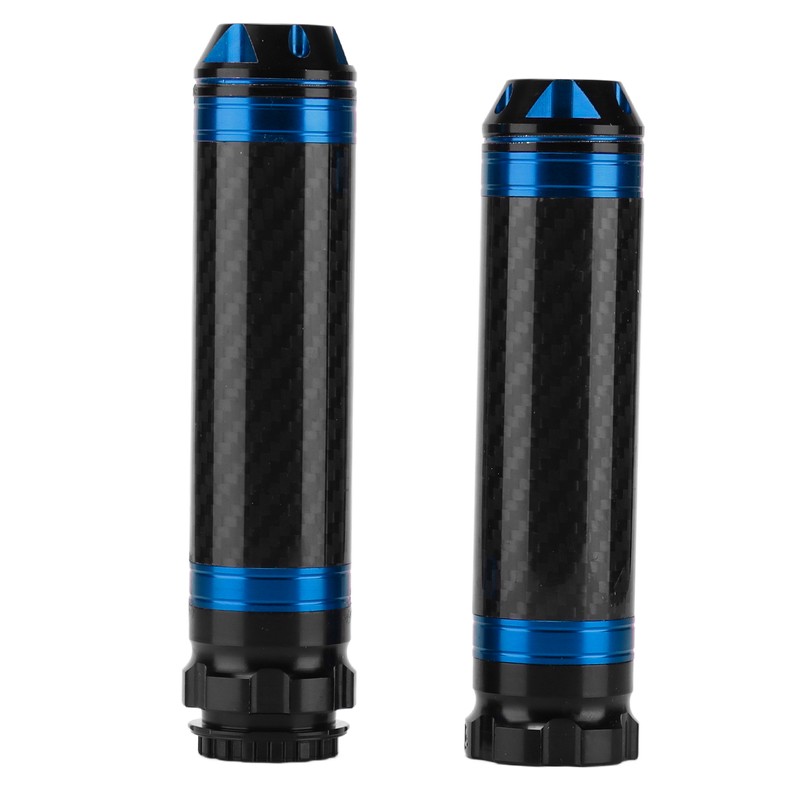 2PCS Motorcycle Handle Bar Grip Cover Carbon Fiber Corrosion Resistant