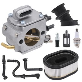 SYSKANT MS440 MS460 Carburetor for Stihl 044 046 MS440 MS460 Chainsaw Replace 1128 120 0625 with 0000 140 4407 Filter Fuel Filter kit