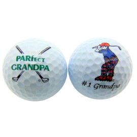 Westman Works Happy Fathers Day Grandpa Set of 2 Golf Ball Gift Pack for Grandfather