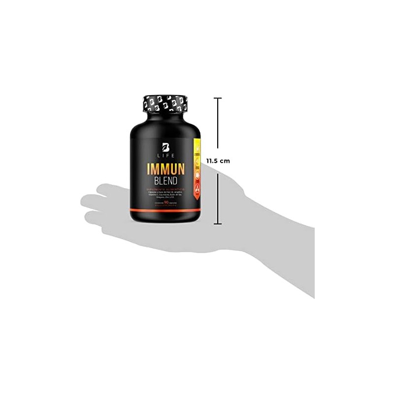 B Life Fórmula con Vitamina C, Zinc, Equinácea y Ajo