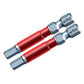 Terminator Impact Power Bit Hex 3/16" x 49mm (2 Bit Pack)