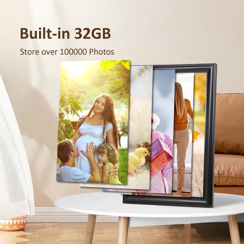 16 Inch Large Digital Picture Frame, Canupdog WiFi Digital Photo