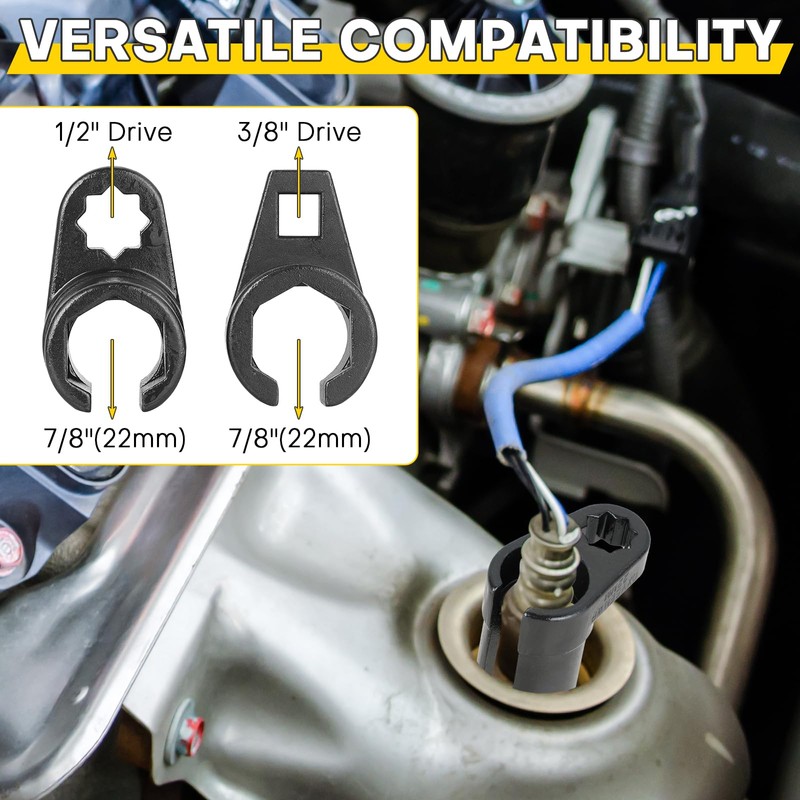 Acymner 5PCS O2 Sensor Removal & Thread Chaser Tool Set