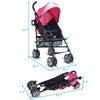 BABY JOY Lightweight Stroller, Compact Travel Stroller, Infant Stroller w/Adjustable