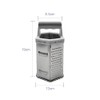 Food Grater with Easy Grip – 6 Patterned Sides for