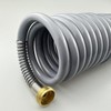 Darnassus Garden Hose, Green PU Curly Water Hose with Brass