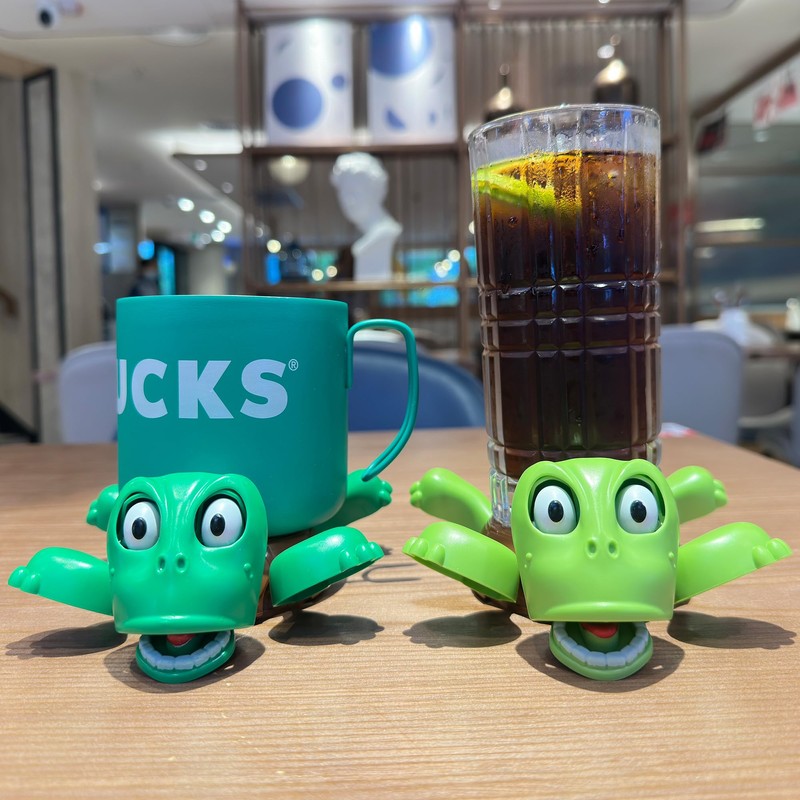 JOD® Funny Turtle Coaster 3D Printed Expressive Face with Liftable