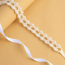 Pearl Belt Sash Wedding Belt Beaded Bridal Belt Handmade Pearl Sash Belt,for Wedding Dress Bridesmaid Flower Gril