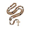 Intercession Our Father Sacred Handmade Solid Wood Rosary (St Benedict