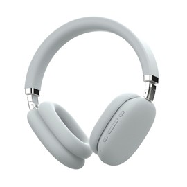 groov e Fusion Wireless Headphones - Active Noise Cancelling Headphones with 32Hrs of Audio Playback - Bluetooth & 3.5mm Audio Jack - White