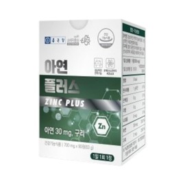 Jongkundang Health 종근당건강 아연 플러스 구리 700mg 90정 1개 Jonggeundang Health Zinc Plus Copper 700mg 90 Tablets 1 Pack