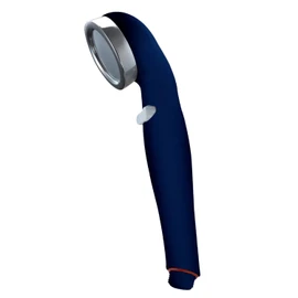 Aramic YA-MB60 BIRAKU2 Shower Head, Water Saving Up to 60%, Made in Japan, Safe Stop Function, Ultra Fine Water Flow, Silky Touch, Water Saving Shower, Water Stop Pressure, Low Water Pressure, Matte Blue