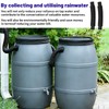 1.25" Diameter Rain Barrel Hose Connector Downspout Diverter Kit Link