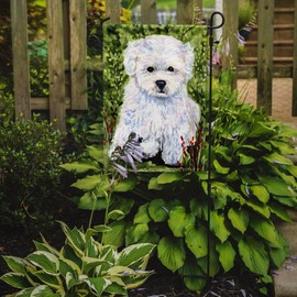 Caroline's Treasures SS8913GF Bichon Frise Garden Flag Mailbox Flag Decorative Yard Flag Banner Outside Patio Artwork Yard Flower Beds, Garden Size, Multicolor