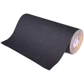 S&X Anti Slip Tape 18 Inch x 60 FT Roll, Black, Grit 60, Extended Length Non-Slip Skid Grip Tape for Outdoor Stair Treads, Wooden Steps & Exterior Grips – Waterproof, Long-Lasting Tread Strips