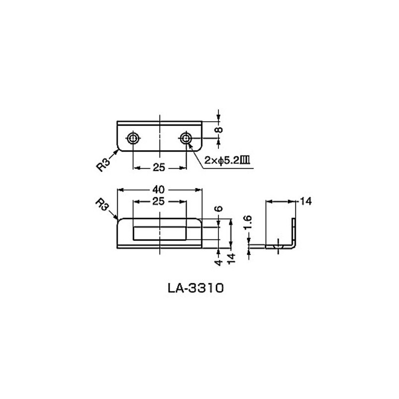 sugatune工業 Lamp Mark L Shape Angle 受座 Surface with Lock