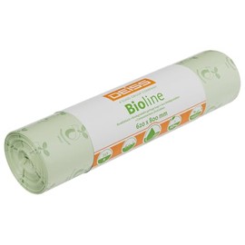 DEISS Bioline 60 Litre Biodegradable Bin Liners (Pack of 10)