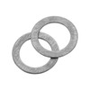 sourcing map 120Pcs 304 Stainless Steel Flat Washers, M4x6x0.2mm Ultra
