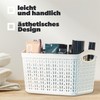 Kadax Plastic Storage Basket Storage Box Basket for Storage, Bathroom,