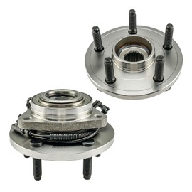 KAX 513229 Pair Front Wheel Hub Bearing Compatible with 2005-2010 Dodge Dakota 4.7L,5 Lug W/ABS