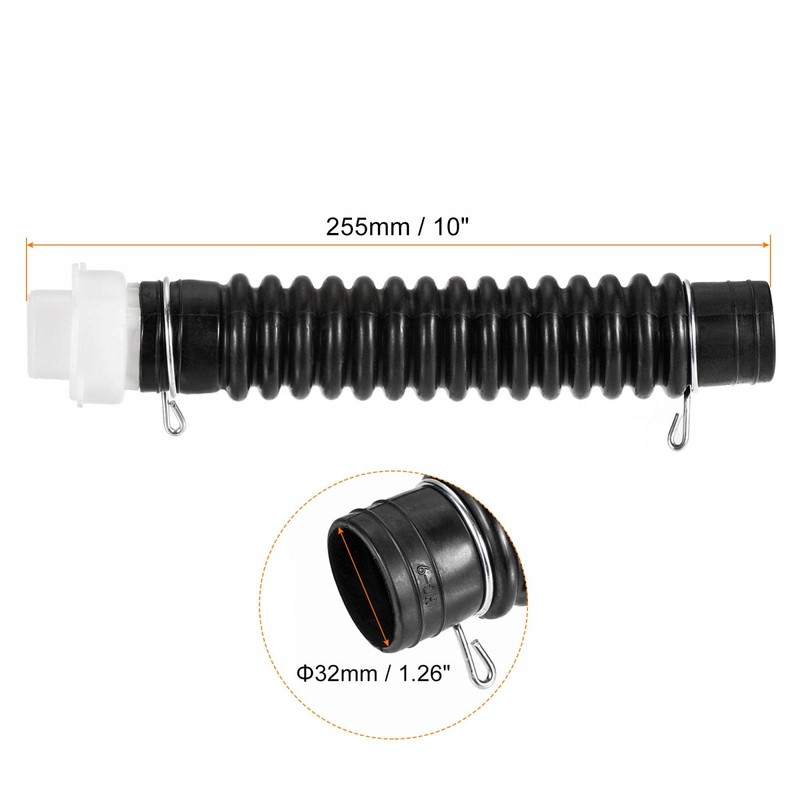 sourcing map Flexible Drain Hose, 32mm OD 255mm Length Kitchen