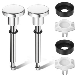2 Set Tub Diverter Repair Kit Including Diverter Valve Stems Cup Seals and Gates Bathroom Shower Bathtub Leaky Faucet Repair Replacement Parts Silver 2.36 × 0.72 Inches Stainless Steel