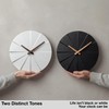 Driini Staircase Modern Wall Clock - Unique 10.5 in. Frameless