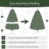 Puleo International 4.5ft Pre-Lit Aspen Fir Artificial Christmas Tree with