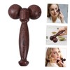BIUDECO Slimming Wooden Face Massager Double Balls Face Lifting Tool