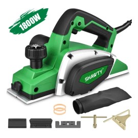Cepilladora Eléctrica Shawty S0092 de 8.2 cm, Profesional para Madera