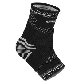 The Innovative Ankle Brace - Adjustable Ankle Support Wraps Pack of 1 for Men and Women, Ideal for Sports Protection, Achilles Tendonitis, Ligament (Black, L)