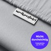 Wolkenfeld Pillowcase 70 x 90 cm, light grey, cotton, breathable