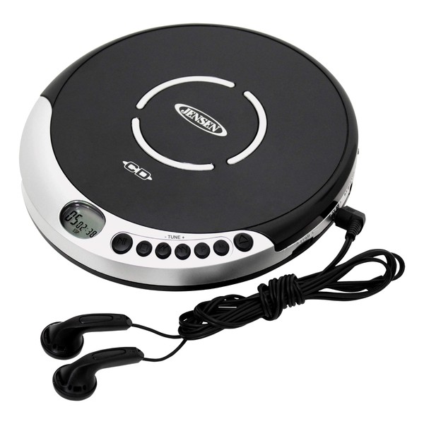 Jensen CD Portable Personal CD Player with 60 Seconds Anti-Skip