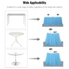 6ft / 182cm Blue Table Skirt, Romantic Tulle Desk Gauze,
