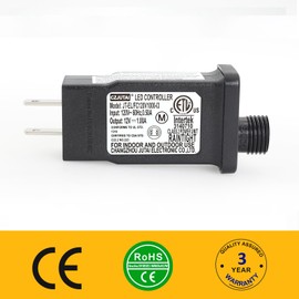 PremierAdapter Power Supply, Transformer for CZJUTAI JT-EL/FC- 120V1000-C 12V12W /9W /7.2W /6W /4.5W /1.35W -IP44 Christmas Lighting,Multi Function Control Box [Z3T2]