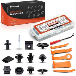 A-Premium 102PCS Bumper Clips Fender Liner Fasteners Kits Compatible with Nissan Frontier 2015-2023, with 1PC Fastener Remover