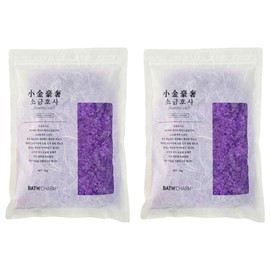 Bath Charm Diamond Salt Bath Salt Lavender, 1 kg, 2 pieces / 바스참 다이아몬드솔트 입욕제 라벤더, 1kg, 2개