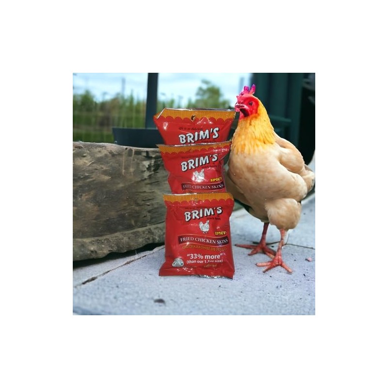 Brim's Spicy Fried Chicken Skins (3 pack)