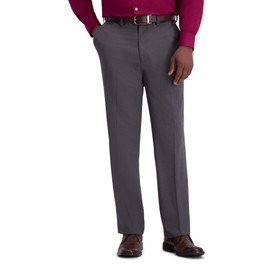 J.M. Haggar Men's Classic Fit Subtle Pattern Suit Separates Jackets-Regular and Big & Tall Sizes, Dark Grey Weave Print-Pant, 36W x 32L