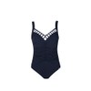 Sunflair Women's Badeanzug Basic Swimsuits, Blue (Nachtblau), 10 (Size: 40E)